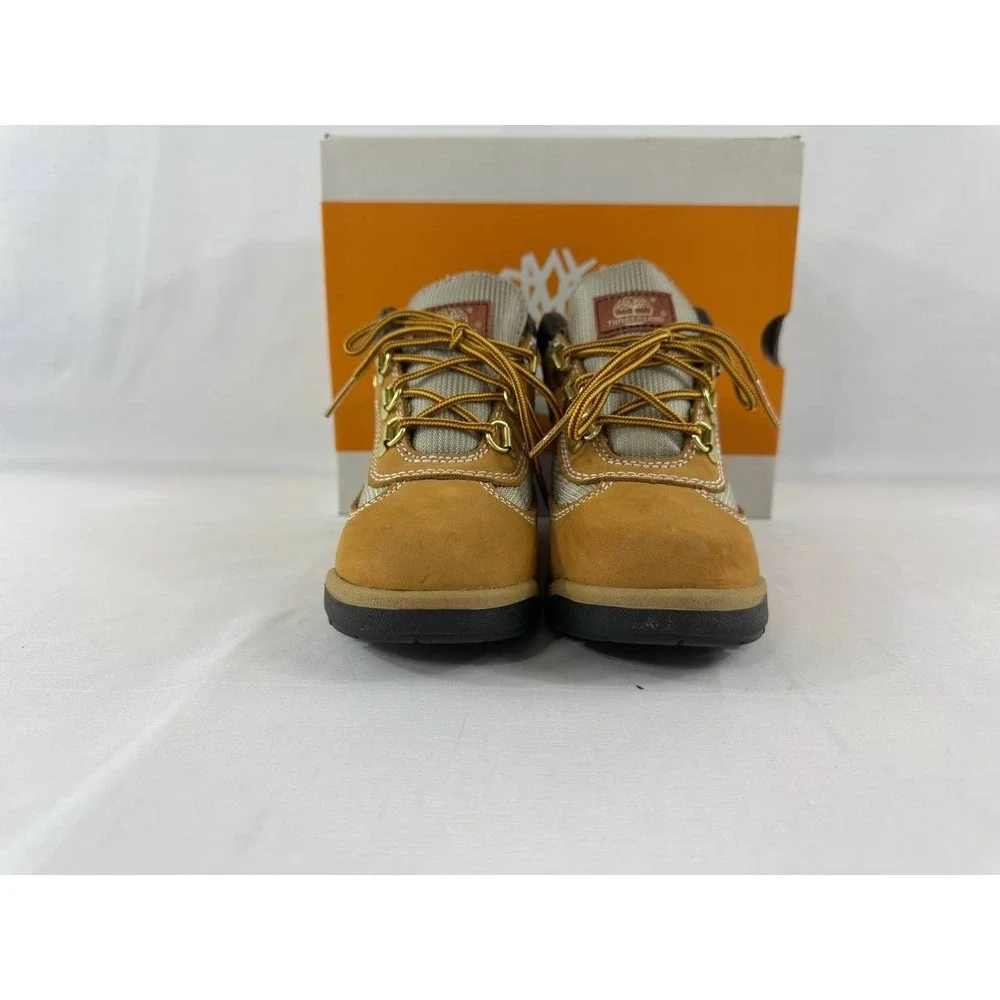 Timberland Field Boots Toddler Size 12M Wheat Brown Leather Hiking Boots 15845